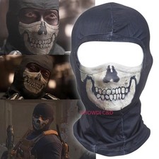 New Call of Duty 19 COD19 Ghost mask Squad Skull Outdoor Prop Wear Balaclava