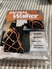 Yaktrax Walkers Size Large New In Box Snow Ice Stabilizers Hiking Winter Fishing