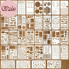 36 Piece Journal Stencil Set 4x7 Planner Templates for Bullet Journals