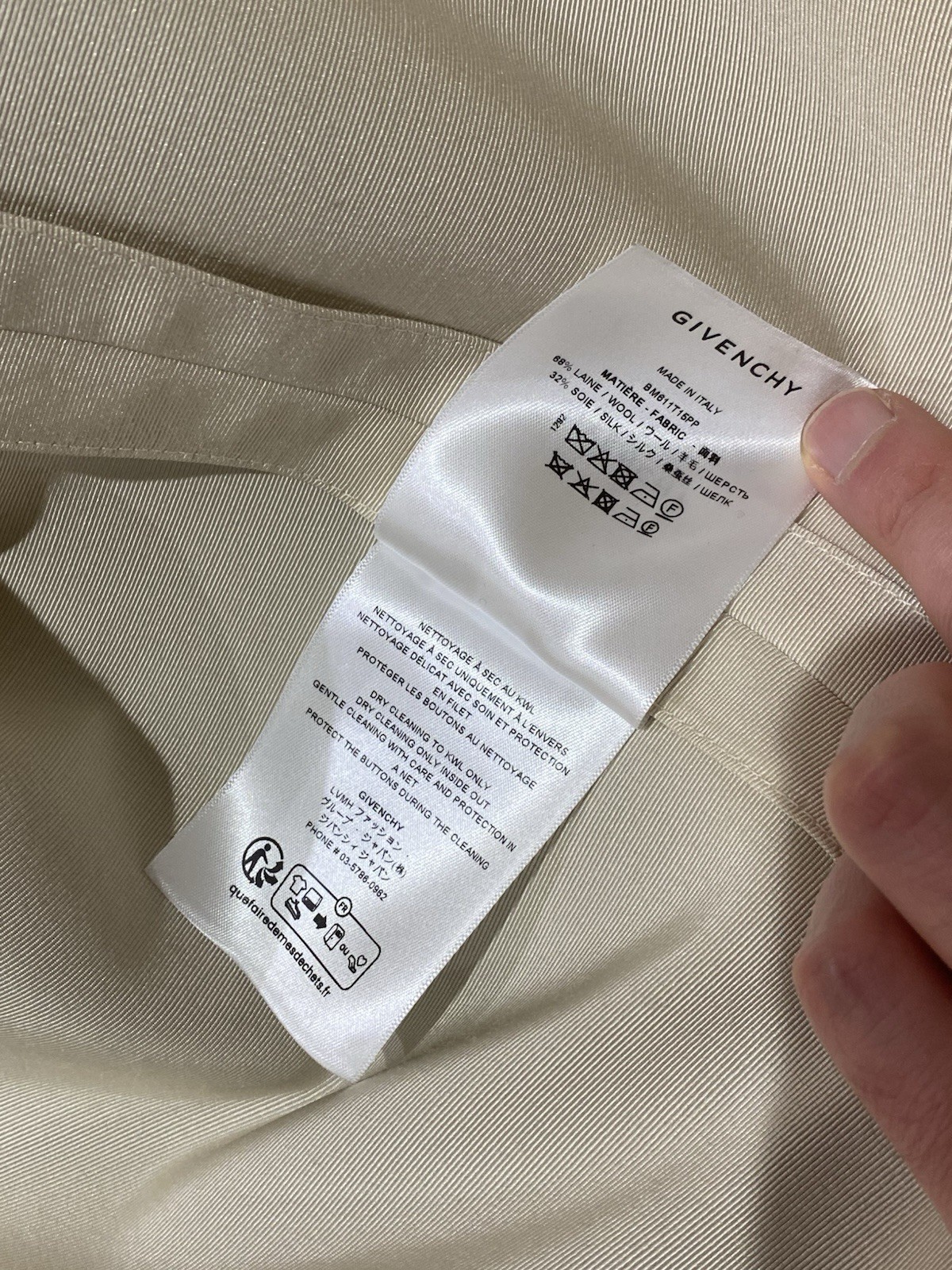 Givenchy Hubert Shirt Blazer Blouse Men’s Medium image 10