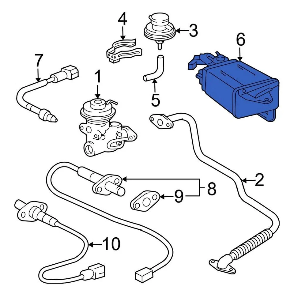 For Toyota Tacoma 1996-2000 Toyota 7774035392 Vapor Canister - Изображение 2 из 4