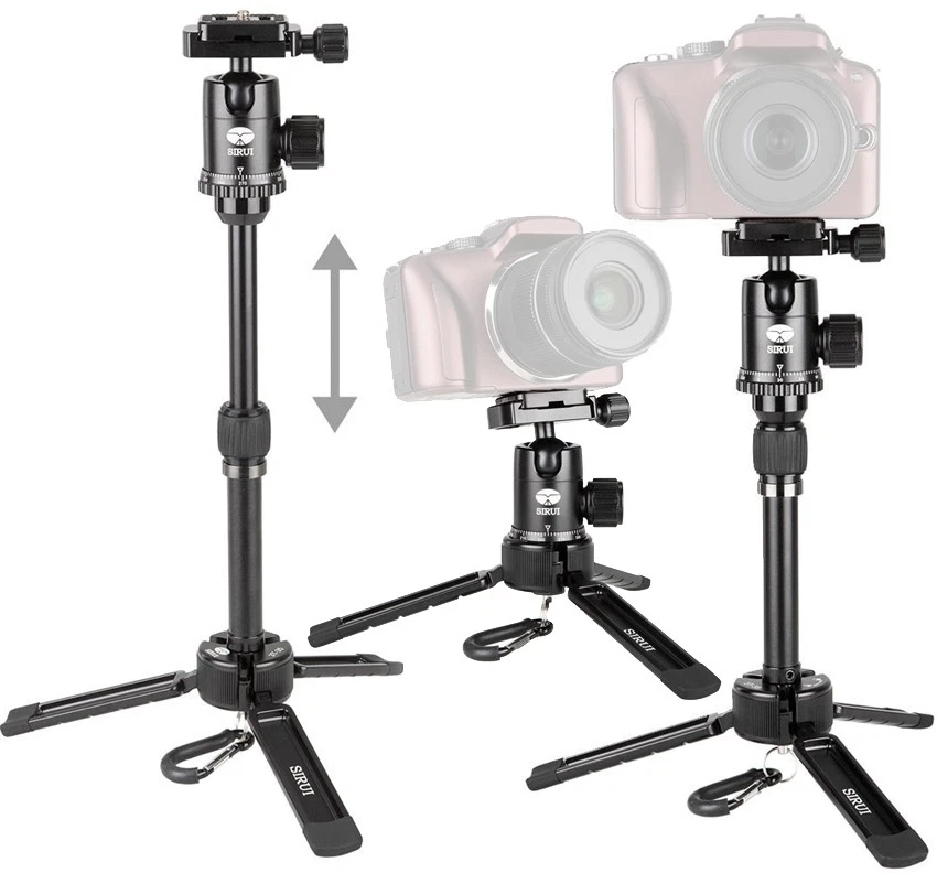 Sirui Table Top Mini Tripod Ball Head Kit Aluminum/Magnesium Black 3T-35K - Image 4 of 4