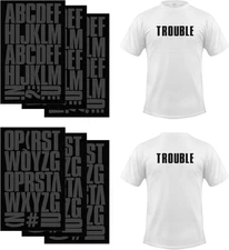 S.E.I 183 Pieces Iron-On Letters: 2" Small Iron-On Letters for Clothing, Block F