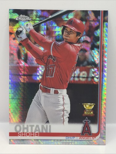 2019 Topps Chrome - Shohei Ohtani #1 Prism Refractor Rookie Cup Angels MVP SP