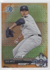 2017 Bowman Chrome Prospects Mega Box Orange Refractor 19/25 Luis Ortiz 0ar