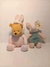 Disney Winnie the Pooh  Piglet Beanbag Plush Set