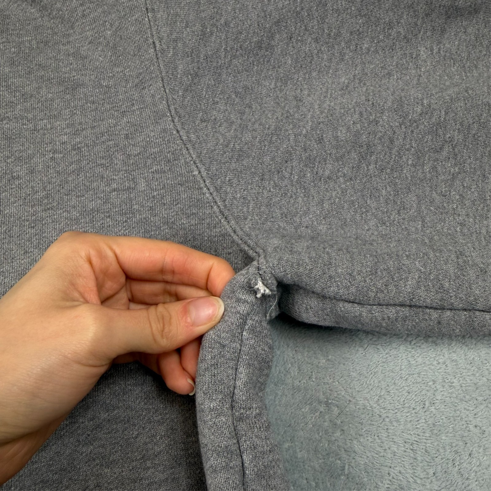 VTG Adidas Equipment Grey Spellout Heavyweight Oversized Lrg Pullover Sweatshirt image 7
