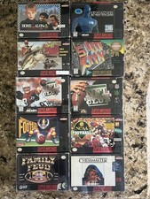 Super Nintendo Game Lot of 10 CIb Tested Working SNES Games All Authentic Tested