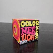Schylling NeeDoh Color Change Pink Stress Ball 2.5 Groovy Glob Fidget Toy - New