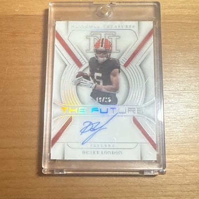 2023 Panini National Treasures The Future /25 Drake London Autograph Auto