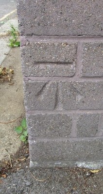 Foto 6x4 Ordnance Survey Schnittmarke Hampstead\/TQ2685 Diese OS Schnittmarke Dose c2016