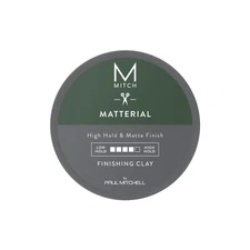 by Paul Mitchell Matterial Finishing Clay for Men, High Hold, Ultra-Matte Fin...