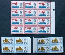 GB 1963 Lifeboats 2.5d and 4d (Ord) MNH Blocks.