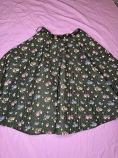 1950s Cottagecore Quilted Prairie Skirt Farm Festival Village Pilgram Vintage XS