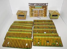 Vintage T. Cohn Tin 7th Cavalry Army Fort Comanche Playset Parts Lot