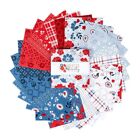 Charm Pack 5" Stacker 42pc Riley Blake "American Beauty" 4th Of July