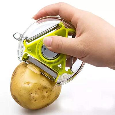 Vegetable Slicer Kitchen Tools Gadgets 3 in 1 Multi Functional Rotary Peelers