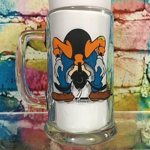 Walt Disney 3 Glass Mugs Cups Mickey Mouse Minnie Donald Goofy Cute Kid's Child - Picture 5 of 12