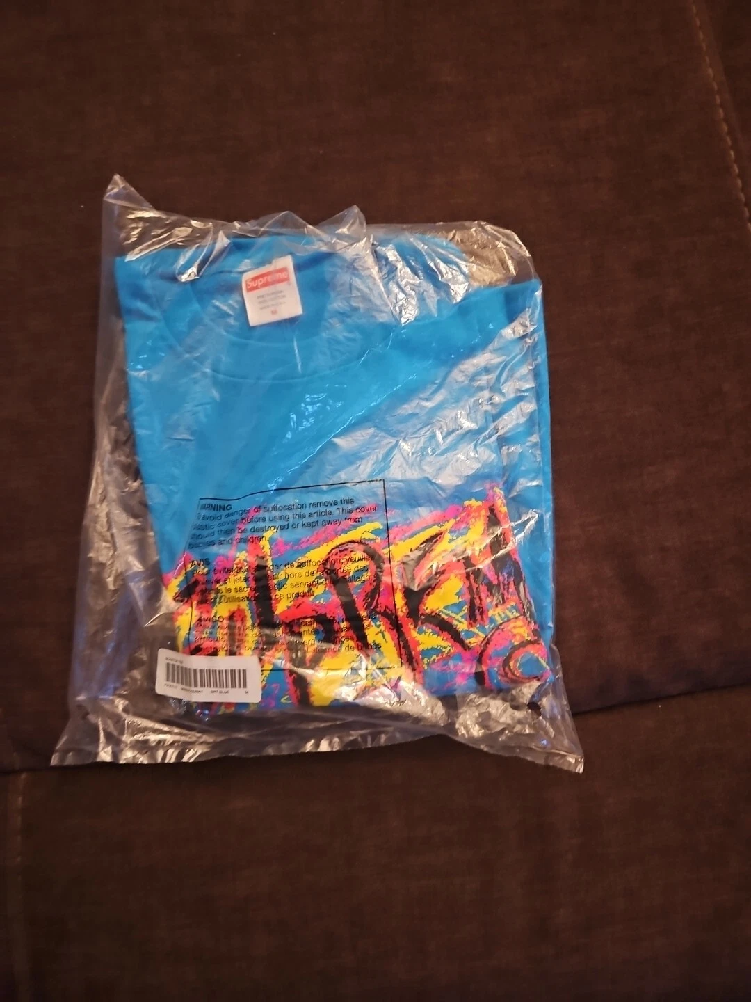 Tee shirt Supreme Scratch bleu vif FW20T10 taille M