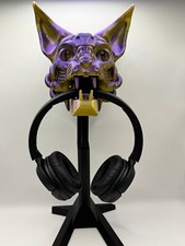 Cat Headphone Stand – Cute Headset Holder | Gamer Desk Decor, Cat Lover Gift