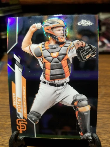 2020 Topps Chrome Buster Posey - Refractor - San Francisco Giants