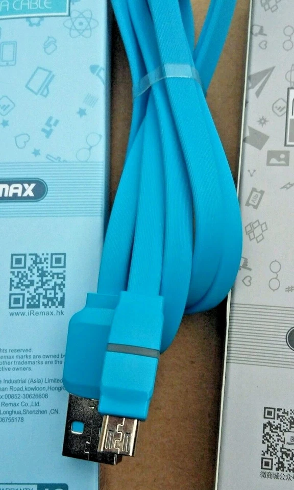 10 REMAX RC-029M Fast Safe Charger Speed Data Cable For Micro USB Cable 1000mm - Image 3 of 3