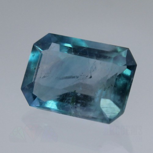 Blue Fluorite Octagon Cut Loose Natural Gemstone Faceted Rare Big - Foto 59 di 64