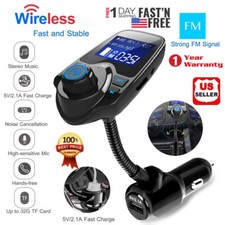 Wireless Car FM Transmitter MP3 Radio Adapter Car Kit USB Charger Hands-Free
