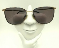 Vintage Charmant 7601 Blue Pink Gray Oval Sunglasses FRAMES ONLY