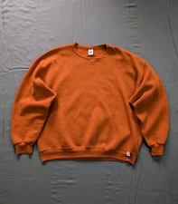 Vintage Russell Athletic V-Stitch Sweatshirt XL Blank Crewneck Mens boxy fit