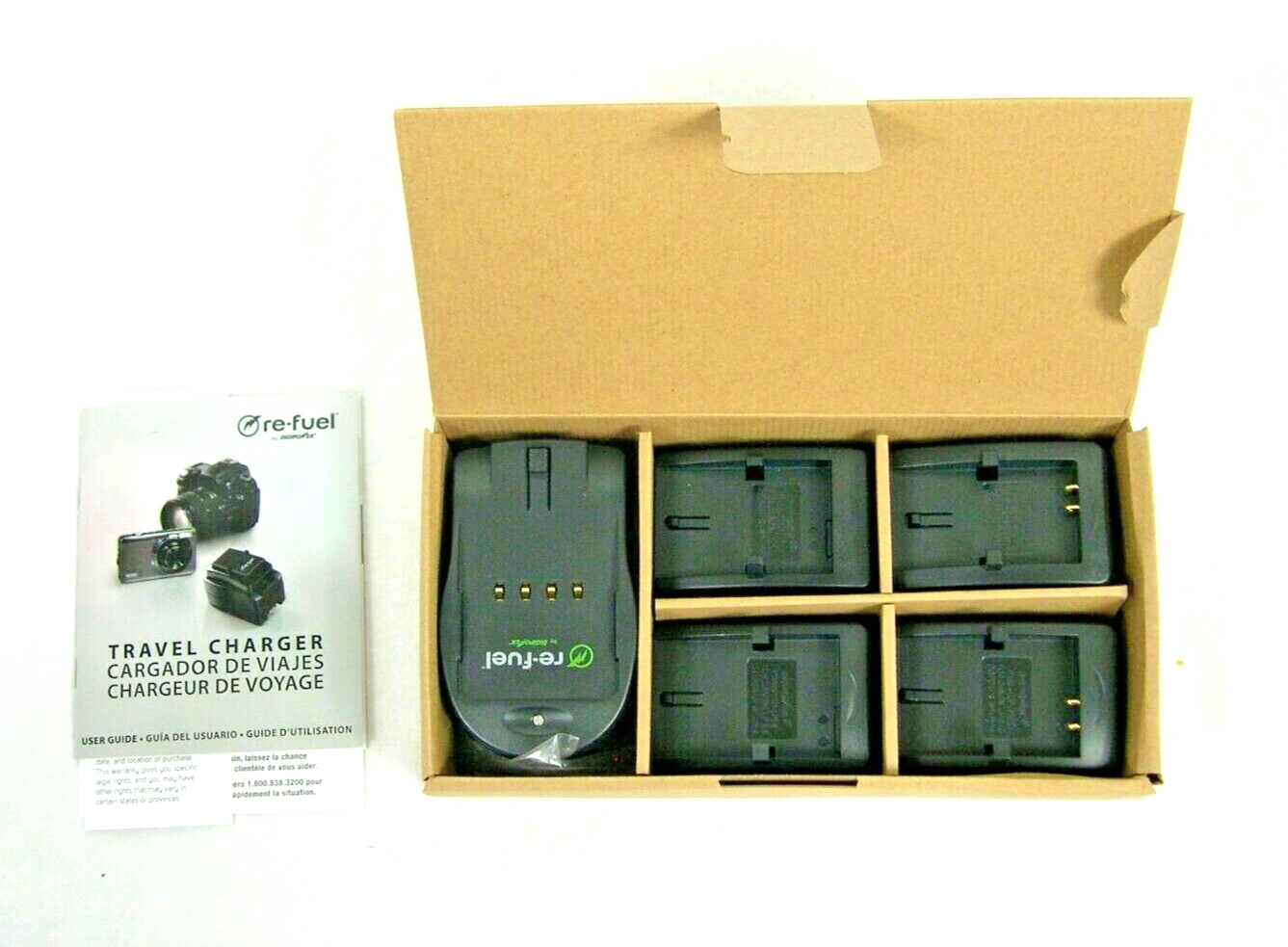 DigiPower Refuel Digital SLR Travel Charger for use with Canon DSLR