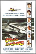 CRASH LANDING Movie POSTER 27x40 Gary Merrill Nancy Davis Irene Hervey Roger