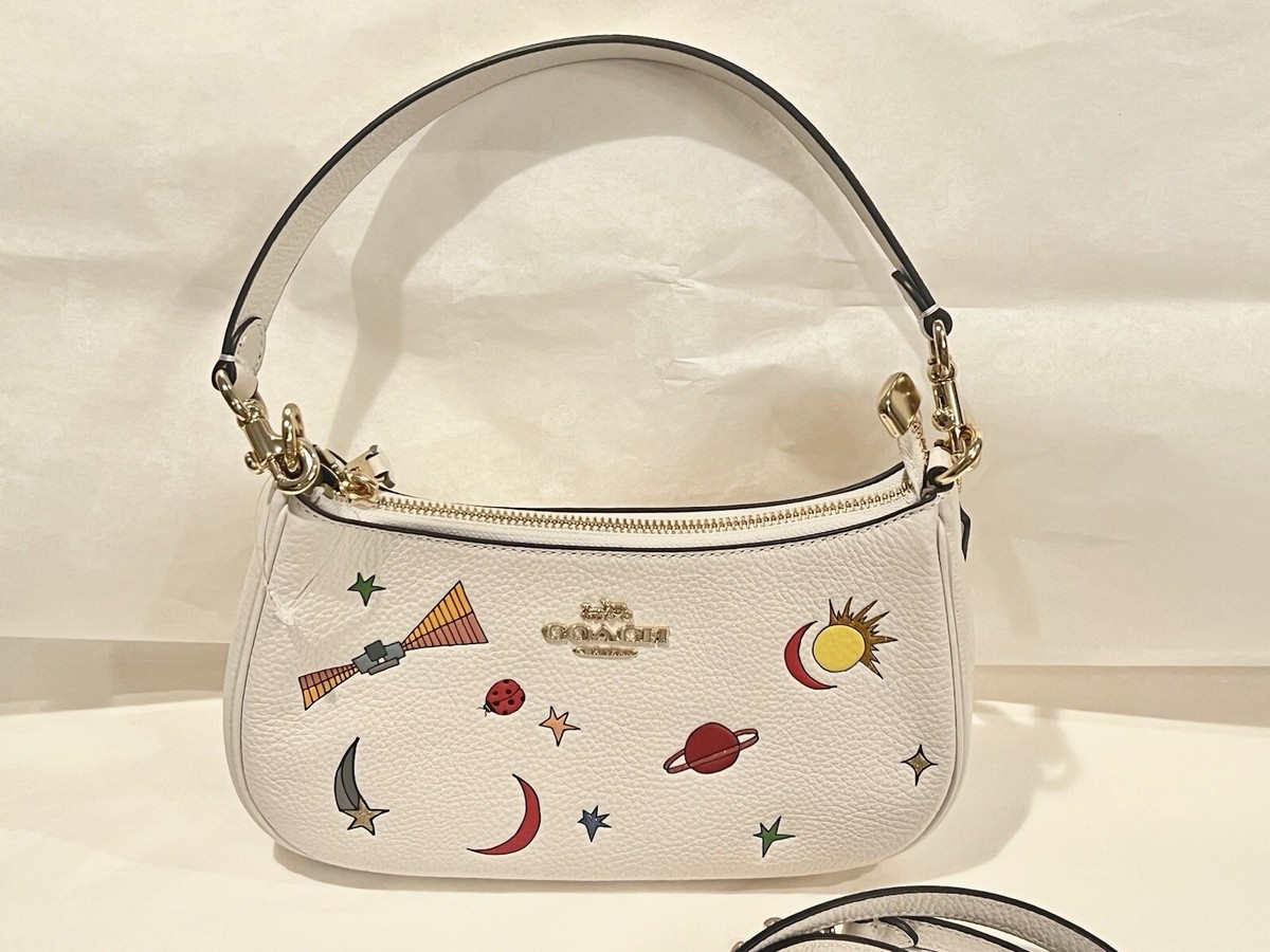 NEW Coach X Observed By Us Teri Shoulder Bag, Gold/Chalk/Novelty