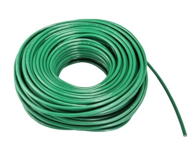 1 10 50 100 Meter Pur Leitung H07BQ-F 3G1,5 qmm grün Baustellenleitung Kabel