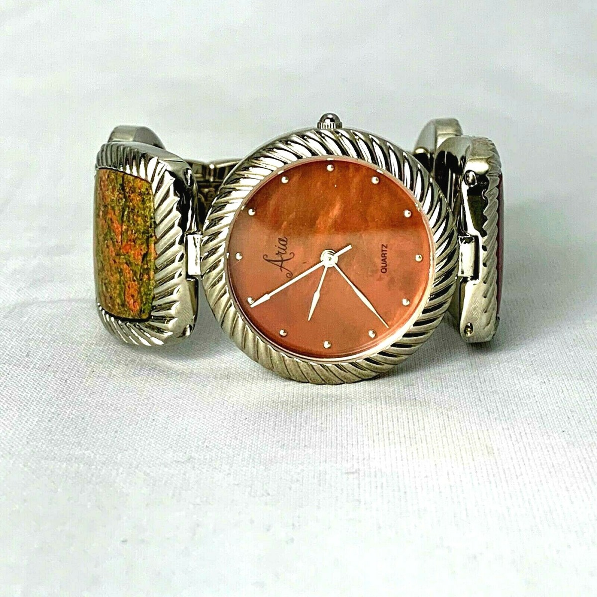 ARIA SILVER-TONE MULTI OPAQUE GEMSTONE 7