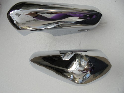 VW KARMANN GHIA ALLOY OVERIDERS**SUITS FRONT OR REAR**SUITS 1969**QUALITY PLATED - Picture 5 of 6