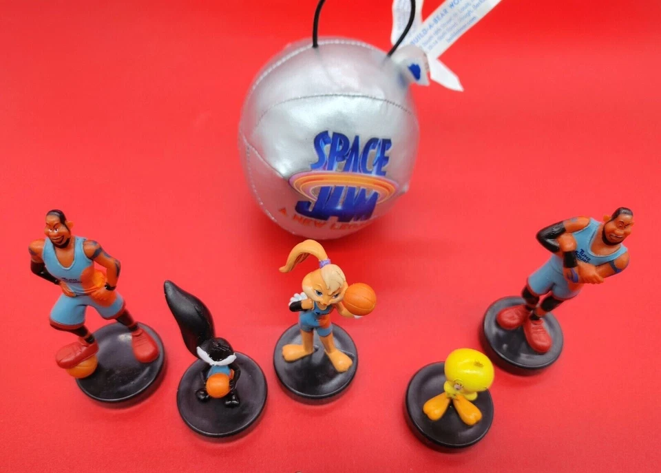 Lote de llaveros Space Jam A New Legacy Ink Stampers Piolín Penélope Lola LeBron Foto 2 de 4