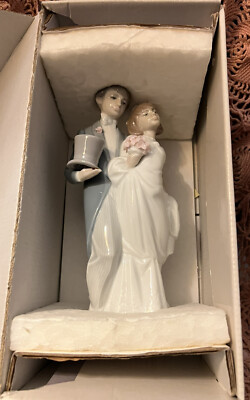 Lladro 6164 Wedding Bells Original Grey Box Glossy Finish! Missing