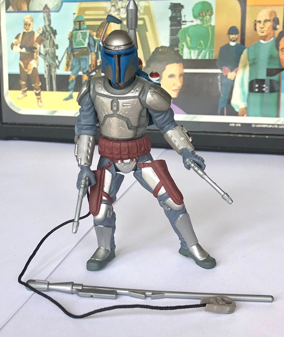 Star Wars Saga 2002 3.75 Inch Jango Fett Kamino Escape Loose