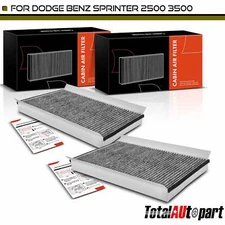 2x Activated Carbon Cabin Air Filter for Dodge Freightliner Benz Sprinter 2500