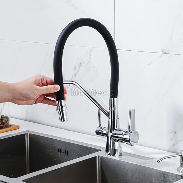 Kitchen Sink 3 Way Purifier Direct Drinking Water Mixer Tap Universal Faucet NEW - Image 2 of 4