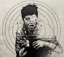 Klaus Böttger Treffer - Signierte Orig. Radierung- Politische Kunst Vietnam 1973