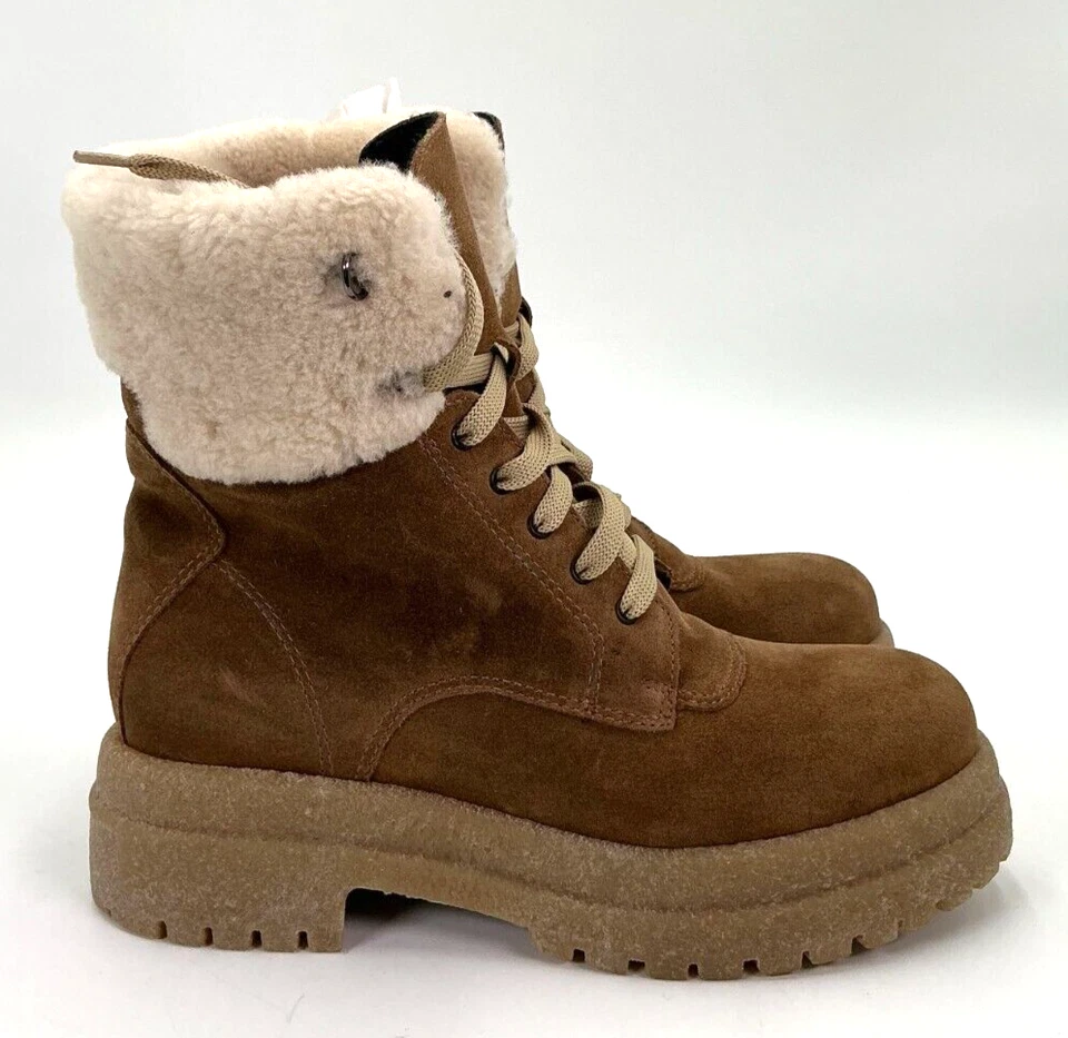 Botas de gamuza marrón para mujer La Canadienne Victor talla 6 Foto 4 de 4
