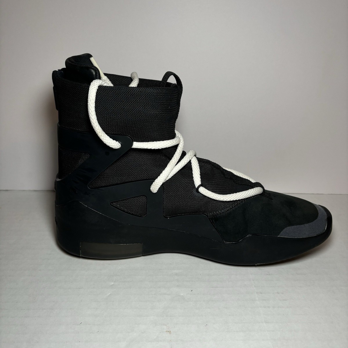Nike Air Fear of God 1 Triple Black (AR4237-005) Men's Size Nike Air Fear of God 1 Triple Black (AR4237-005) Men's Size