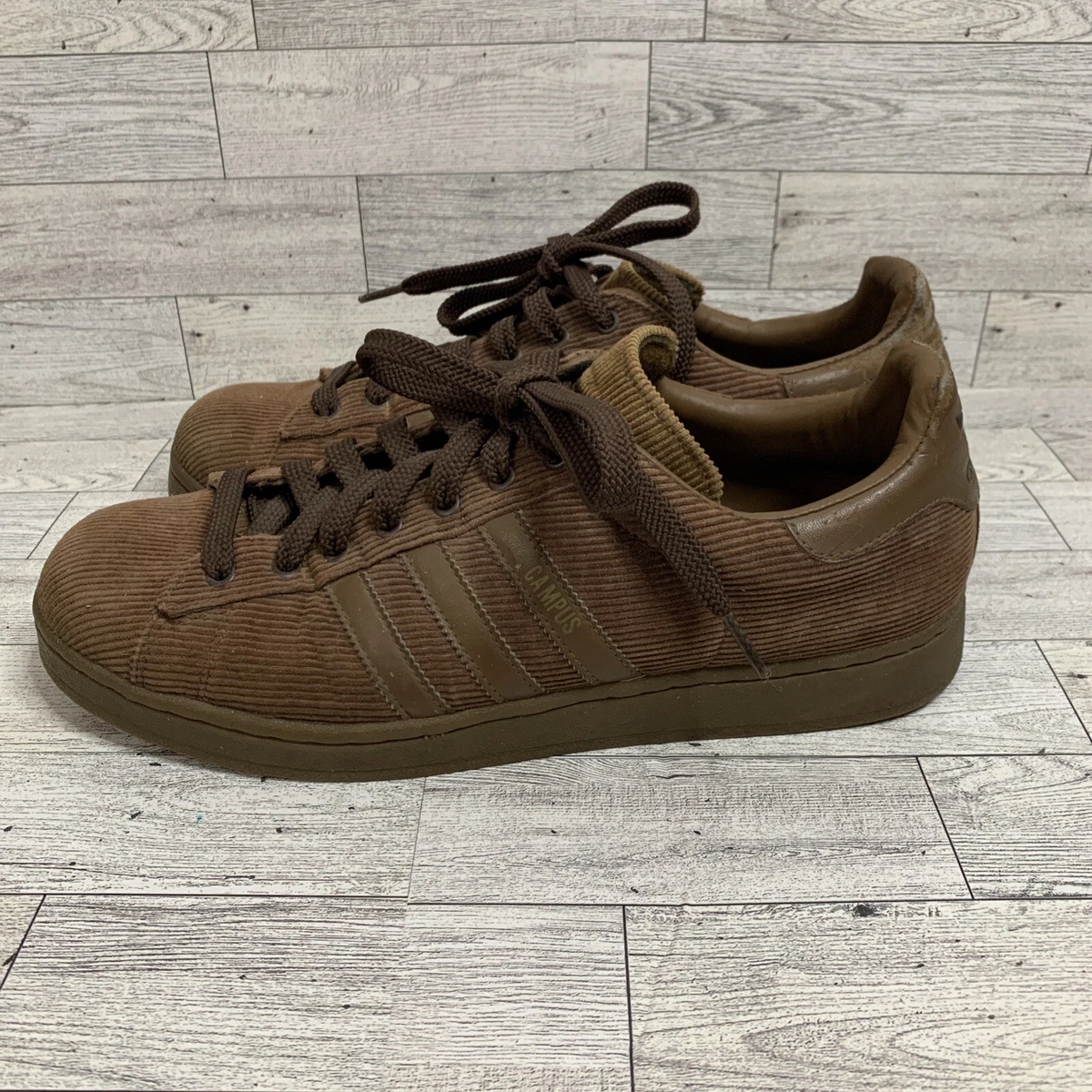 Vintage Adidas Originals Campus Cord Brown Corduroy Men s 11 shoes