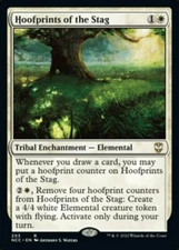 4x Hoofprints of the Stag NM-Mint, English Commander: Streets of New Capenna MTG