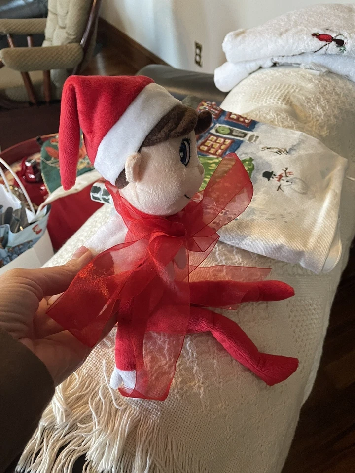 Disney Pottery Barn Christmas Elf Shelf toy holiday gift School pre k stuffed , - Image 4 of 4