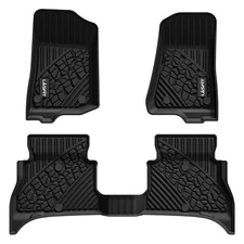 Floor Mats for Jeep Wrangler 4XE 2021-2025 All Weather Floor Mats 1st & 2nd Row