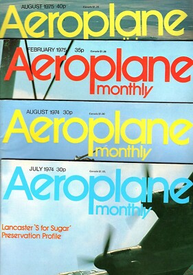 Aeroplane Monthly Back Issue Selection 1973 1974 1975 1976 1977 1978 1979 