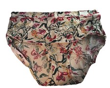 NEW CACIQUE COMFORT BLISS FULL BRIEF 22/24 CREAM AND RED FLORAL